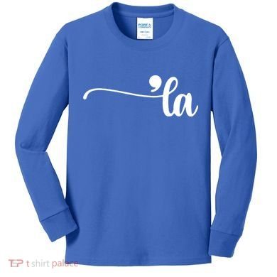 Comma La Kamala Harris Election Kids Long Sleeve Shirt