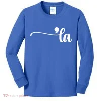 Comma La Kamala Harris Election Kids Long Sleeve Shirt thumb 0