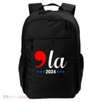 Comma + La Kamala Harris For President 2024 Election Backpack thumb 0