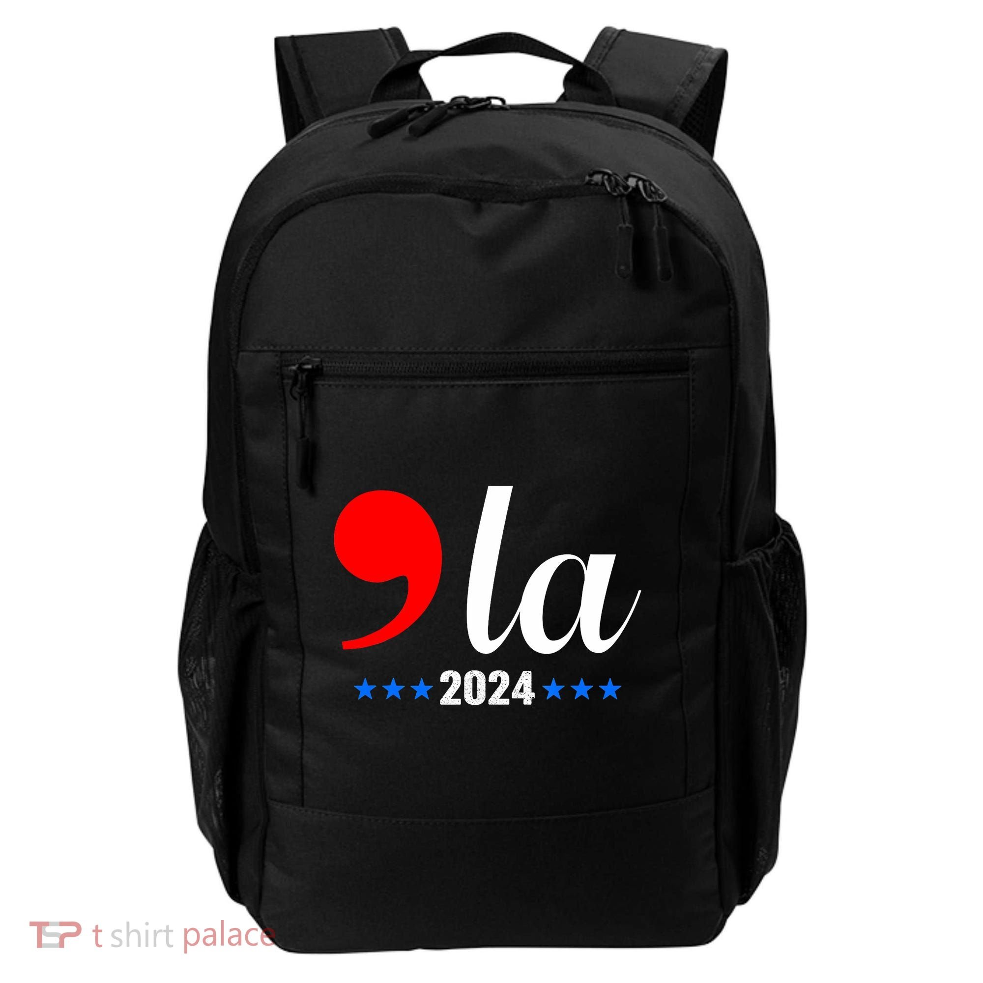 Comma + La Kamala Harris For President 2024 Election Backpack