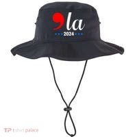 Comma + La Kamala Harris For President 2024 Election Bucket Hat thumb 0