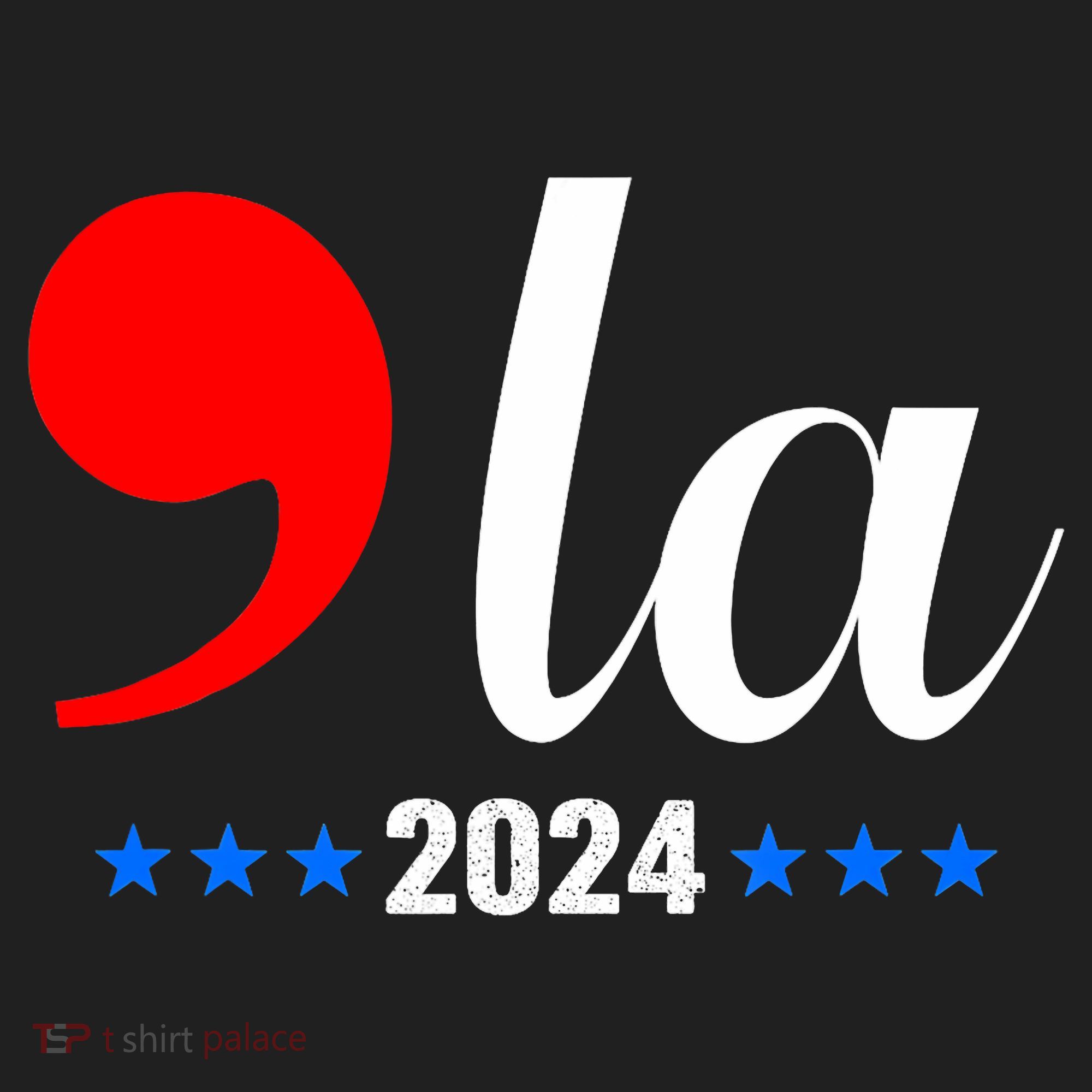 Comma + La Kamala Harris For President 2024 Election Beanie