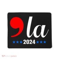 Comma + La Kamala Harris For President 2024 Election Mousepad thumb 0