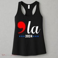 Comma + La Kamala Harris For President 2024 Election Women's Tank Top thumb 3