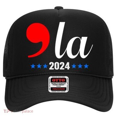 Comma + La Kamala Harris For President 2024 Election Hat