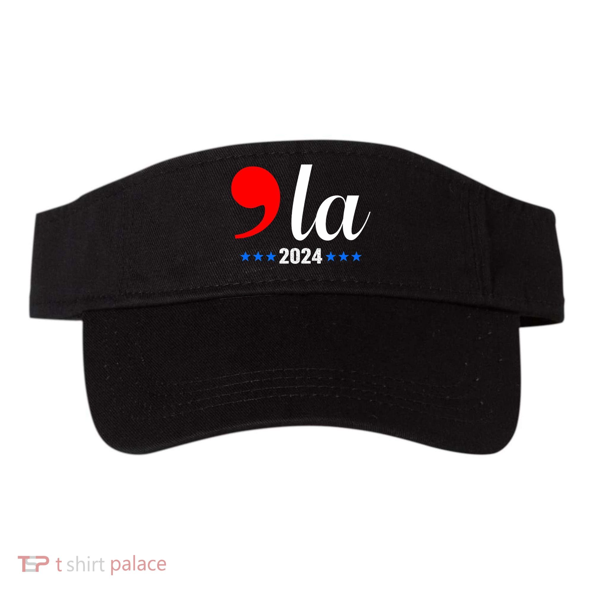 Comma + La Kamala Harris For President 2024 Election Visor