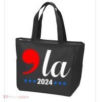 Comma + La Kamala Harris For President 2024 Election Tote Bag thumb 3
