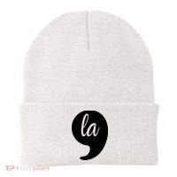 Comma La Kamala Harris For President 2024 Election Beanie thumb 0