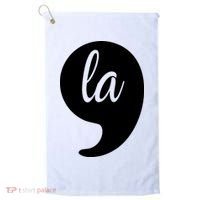 Comma La Kamala Harris For President 2024 Election Golf Towel thumb 0