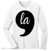 Comma La Kamala Harris For President 2024 Election Women's Long Sleeve Shirt thumb 0