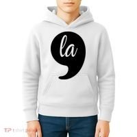 Comma La Kamala Harris For President 2024 Election Kids Hoodie thumb 4