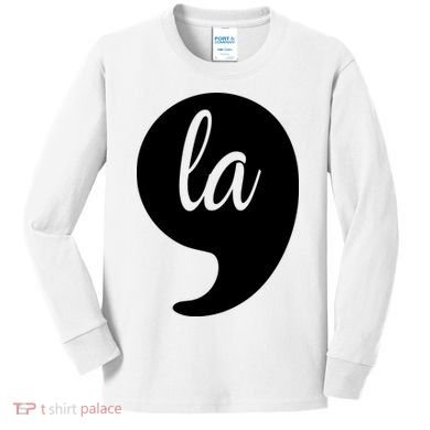 Comma La Kamala Harris For President 2024 Election Kids Long Sleeve Shirt