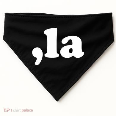 Comma La Kamala Harris USA-Made Doggie Bandana