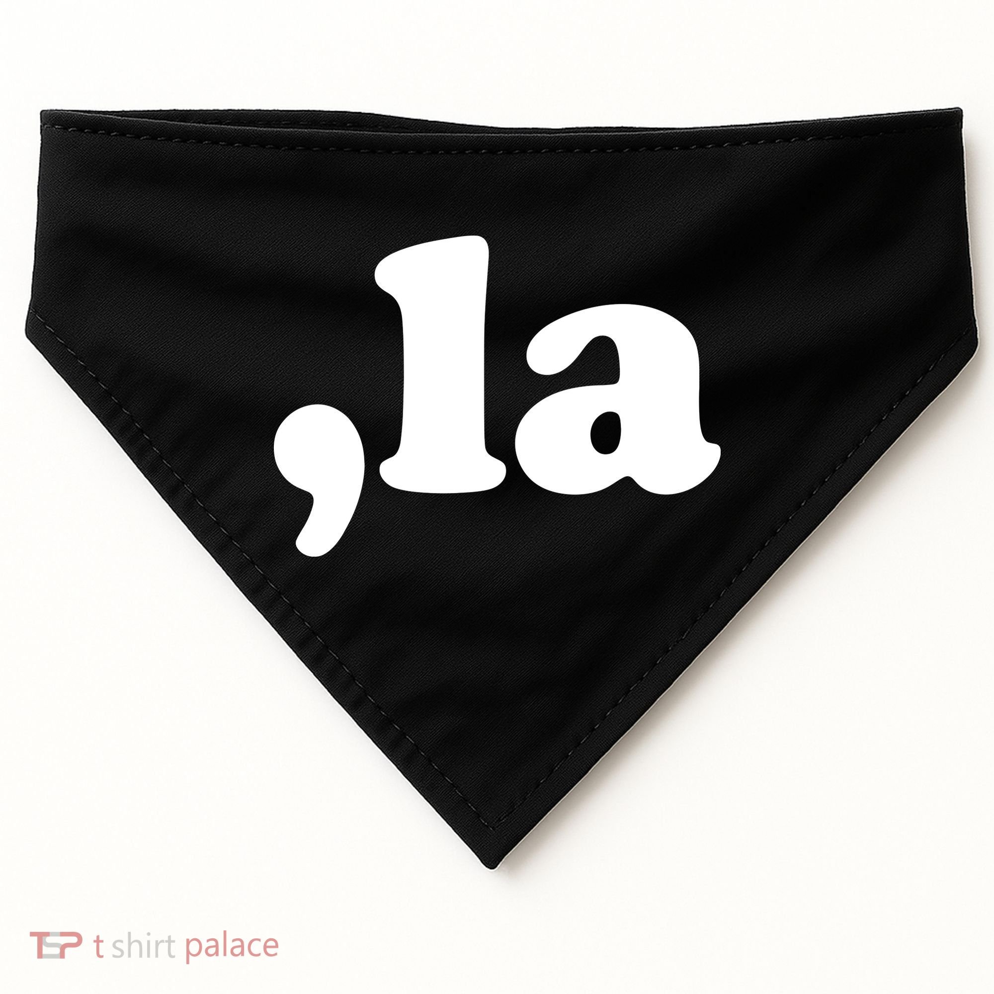 Comma La Kamala Harris USA-Made Doggie Bandana