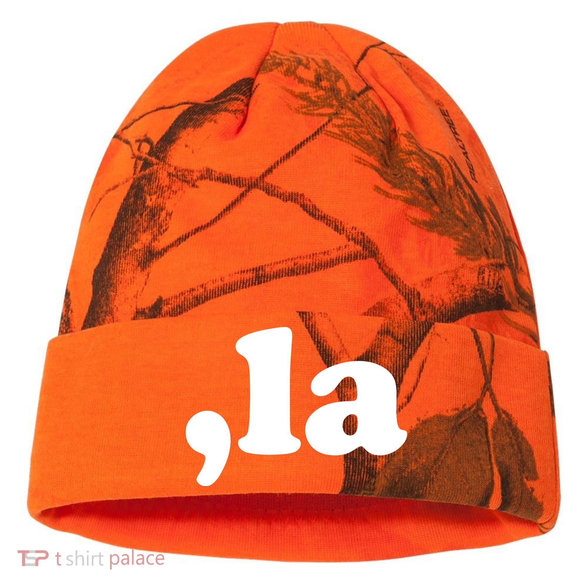 Comma La Kamala Harris Kati Licensed 12" Camo Cuffed Beanie