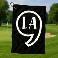 Comma La Kamala Harris Comma La Golf Towel thumb 1