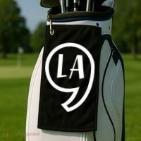 Comma La Kamala Harris Comma La Golf Towel thumb 2
