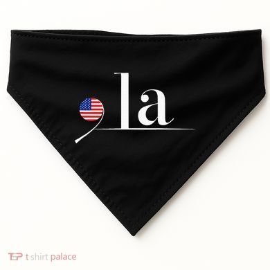 Comma La Kamala USA-Made Doggie Bandana