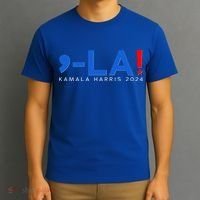 Comma La Kamala Harris 2024 T-Shirt thumb 3