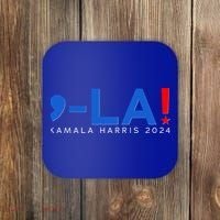 Comma La Kamala Harris 2024 Coaster thumb 0