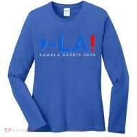 Comma La Kamala Harris 2024 Women's Long Sleeve Shirt thumb 0