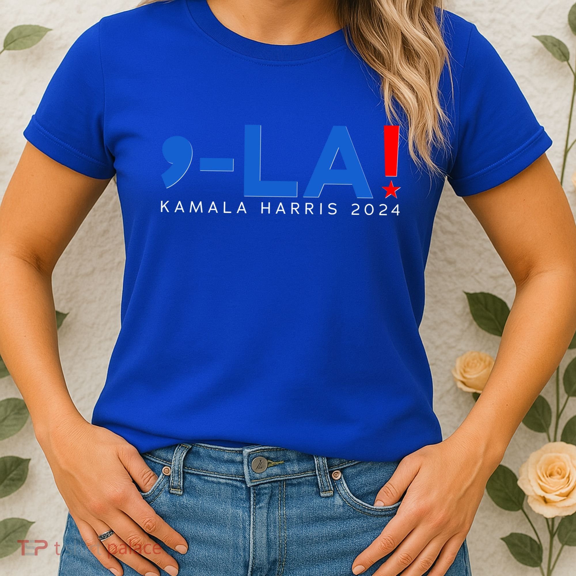 Comma La Kamala Harris 2024 Women's T-Shirt