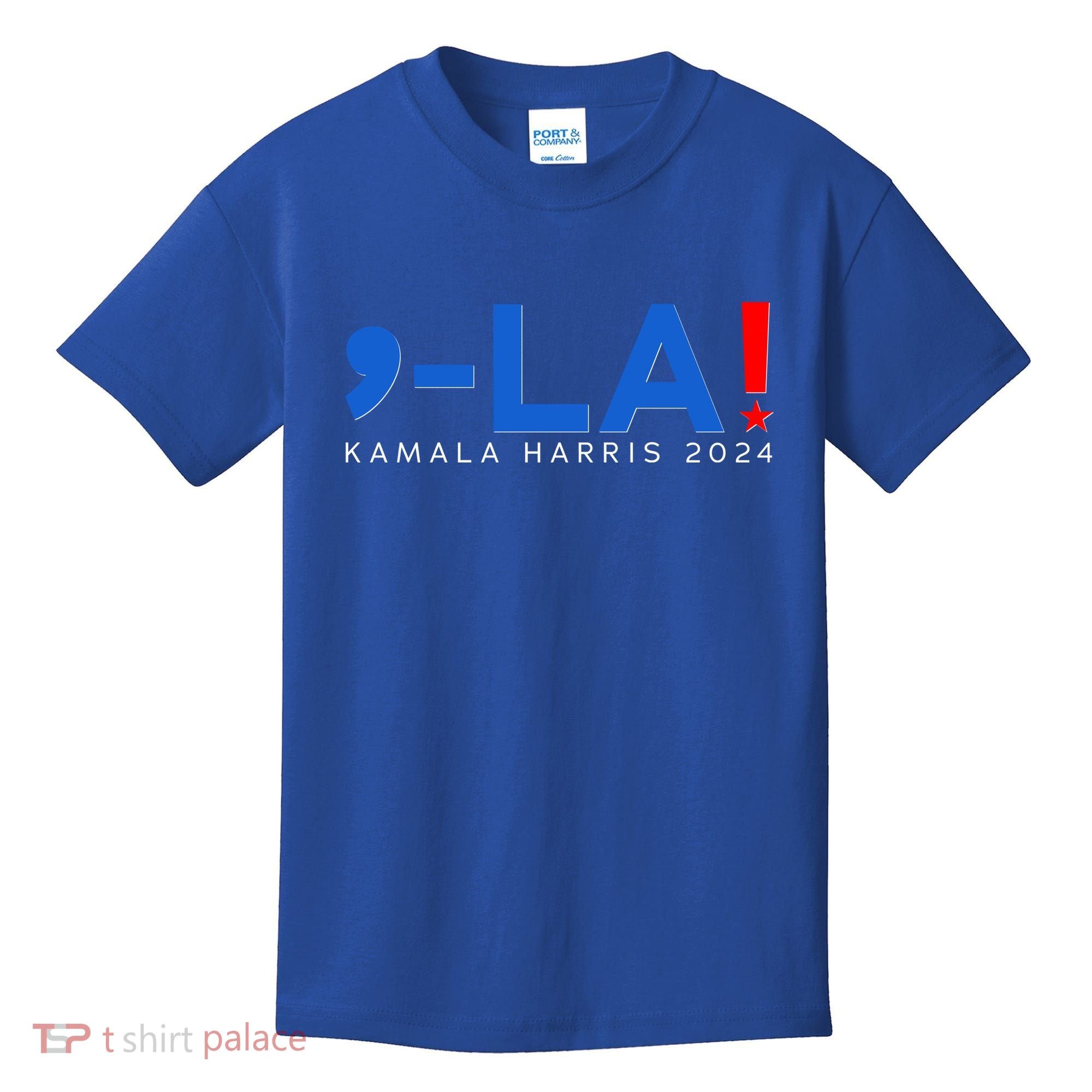 Comma La Kamala Harris 2024 Kids T-Shirt