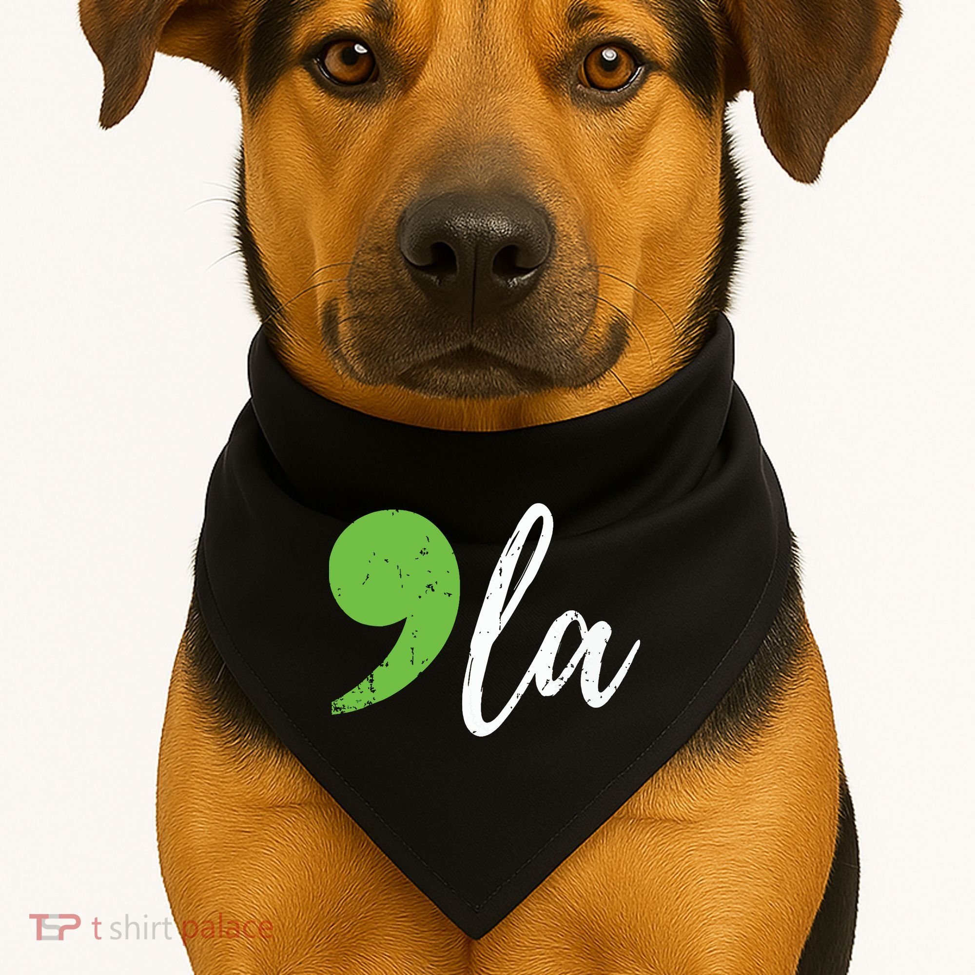 Comma La Kamala Harris Vote 2024 USA-Made Doggie Bandana