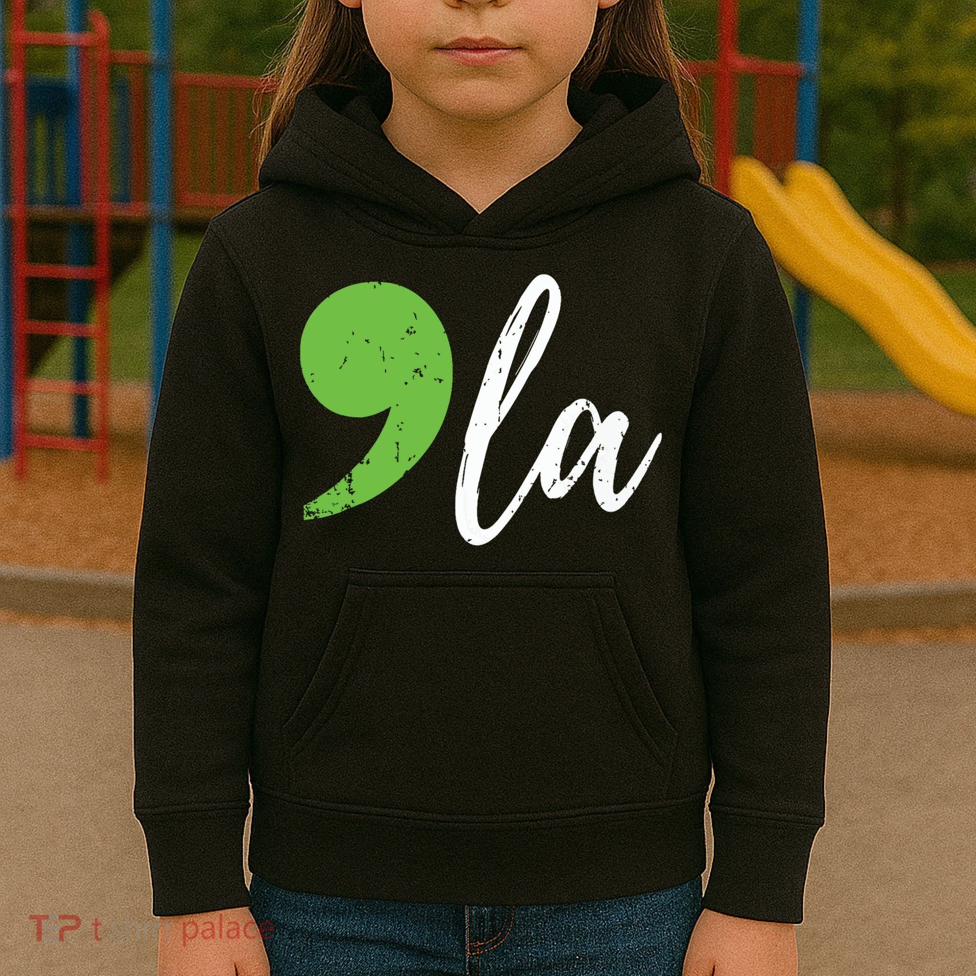Comma La Kamala Harris Vote 2024 Kids Hoodie