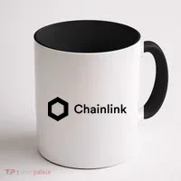 Chainlink LINK Logo, Chainlink Crypto Logo Blockchain DeFi Coffee Mug thumb 1
