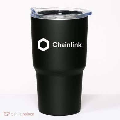Chainlink LINK Logo, Chainlink Crypto Logo Blockchain DeFi Tumbler
