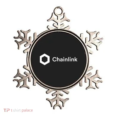 Chainlink LINK Logo, Chainlink Crypto Logo Blockchain DeFi Ornament