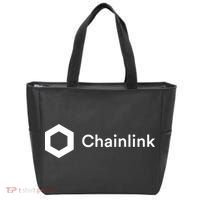 Chainlink LINK Logo, Chainlink Crypto Logo Blockchain DeFi Tote Bag thumb 0