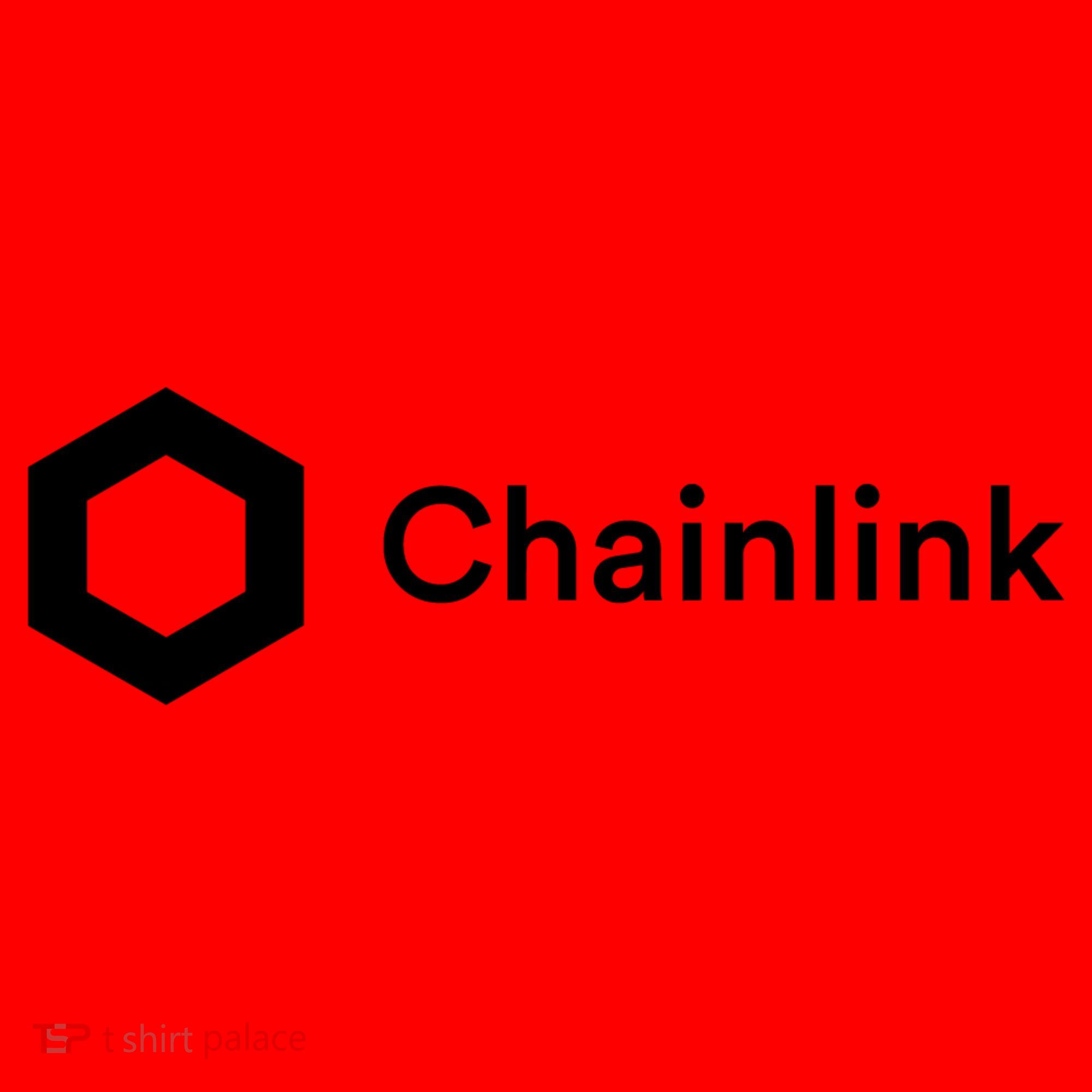 Chainlink LINK Logo, Chainlink Crypto Logo Blockchain DeFi Santa Hat