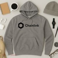 Chainlink LINK Logo, Chainlink Crypto Logo Blockchain DeFi Hoodie thumb 3