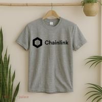 Chainlink LINK Logo, Chainlink Crypto Logo Blockchain DeFi T-Shirt thumb 2