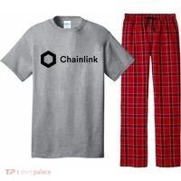 Chainlink LINK Logo, Chainlink Crypto Logo Blockchain DeFi Pajama Set thumb 0