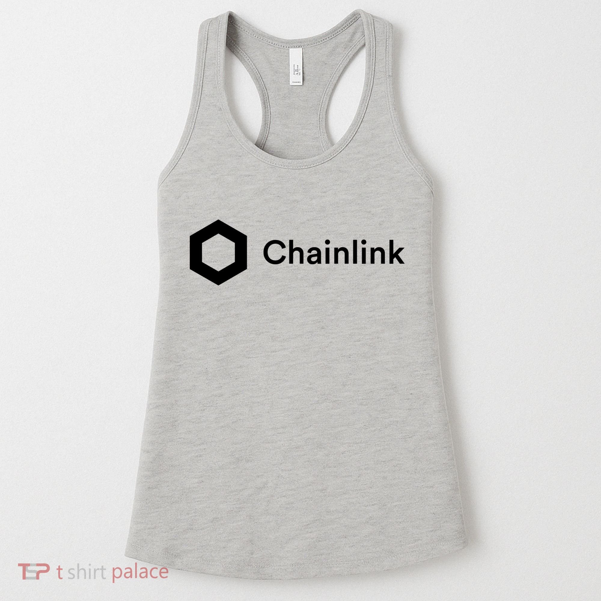 Chainlink LINK Logo, Chainlink Crypto Logo Blockchain DeFi Women's Tank Top