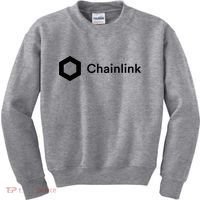 Chainlink LINK Logo, Chainlink Crypto Logo Blockchain DeFi Kids Sweatshirt thumb 0
