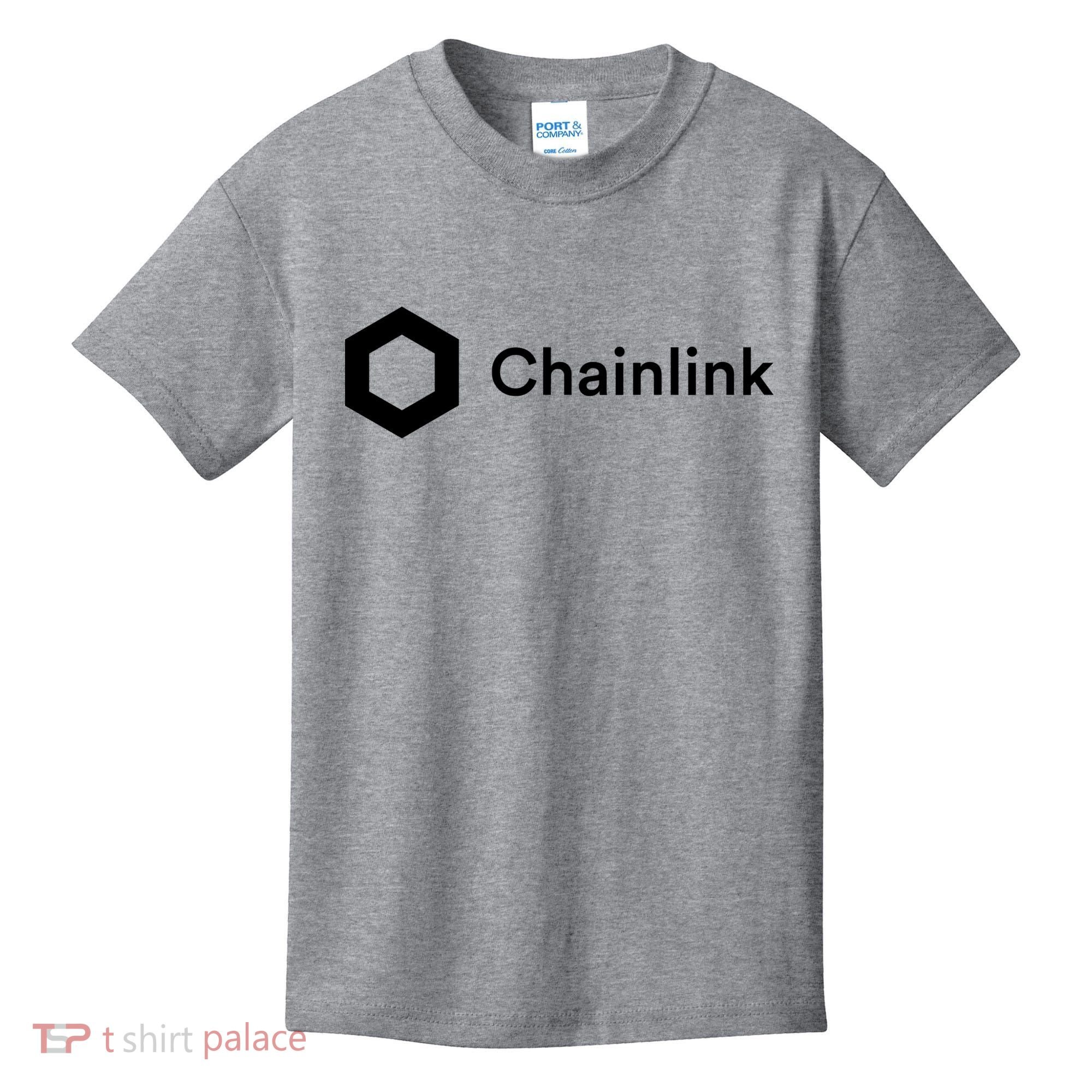 Chainlink LINK Logo, Chainlink Crypto Logo Blockchain DeFi Kids T-Shirt