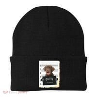 Chocolate Lab Labrador Dog Mug Shot Bad Dog Beanie thumb 0