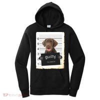 Chocolate Lab Labrador Dog Mug Shot Bad Dog Women's Hoodie thumb 0