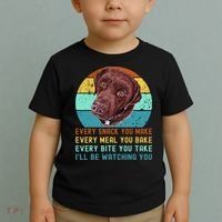 Chocolate Lab Labrador Retriever Dog Every Snack you Make Toddler T-Shirt thumb 2