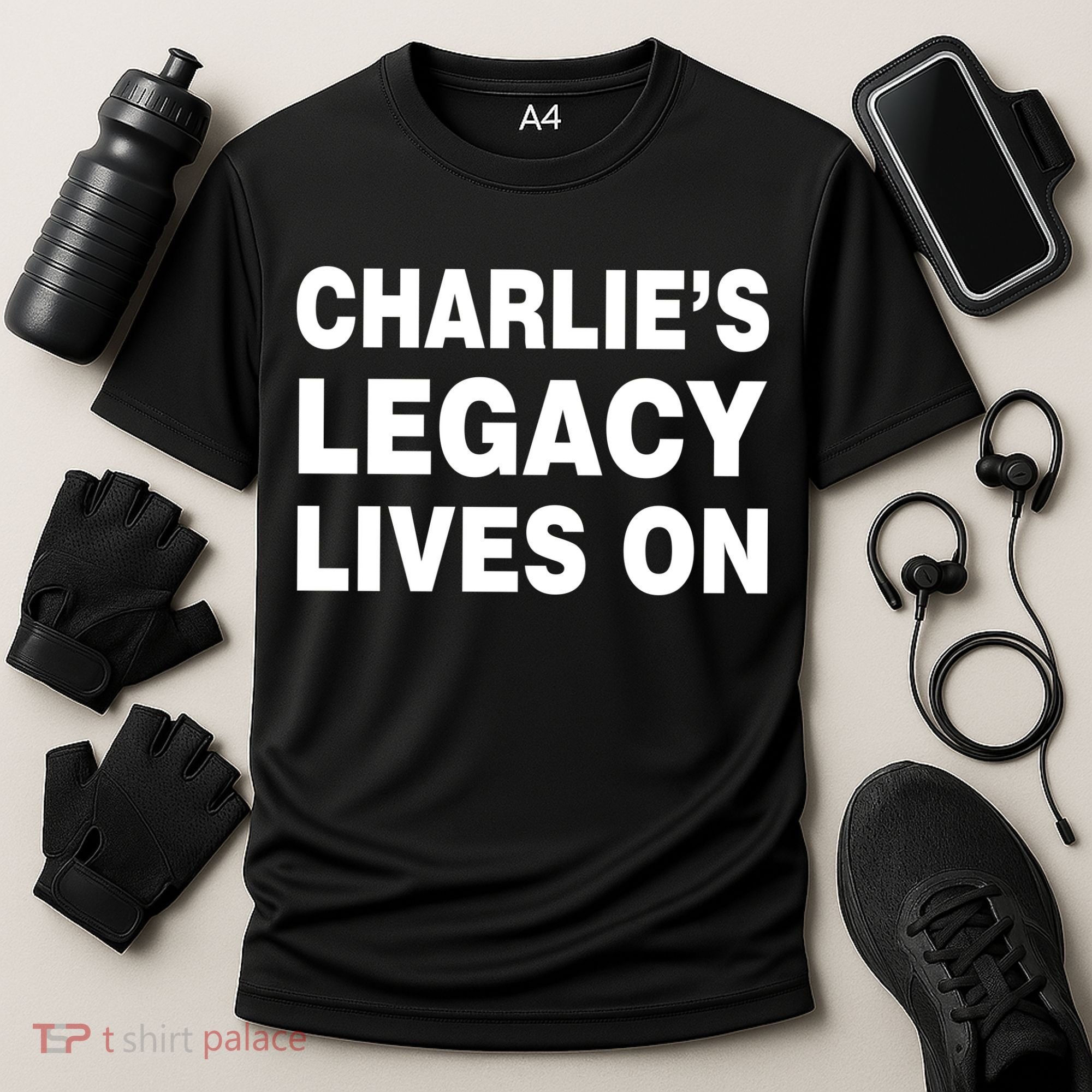 Charlie's Legacy Live On Rest In Peace Charlie Kirk Cooling Performance Crew T-Shirt