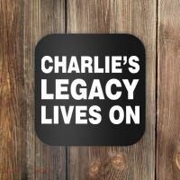 Charlie's Legacy Live On Rest In Peace Charlie Kirk Coaster thumb 0