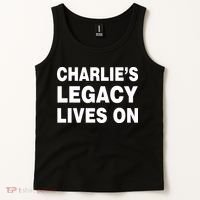 Charlie's Legacy Live On Rest In Peace Charlie Kirk Tank Top thumb 2