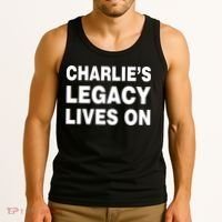 Charlie's Legacy Live On Rest In Peace Charlie Kirk Tank Top thumb 3