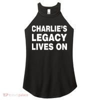 Charlie's Legacy Live On Rest In Peace Charlie Kirk Women's Perfect Tri Rocker Tank thumb 0