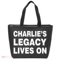 Charlie's Legacy Live On Rest In Peace Charlie Kirk Tote Bag thumb 0