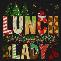 Christmas Lunch Lady Crew Holiday Season Matching Sweatshirt thumb 3